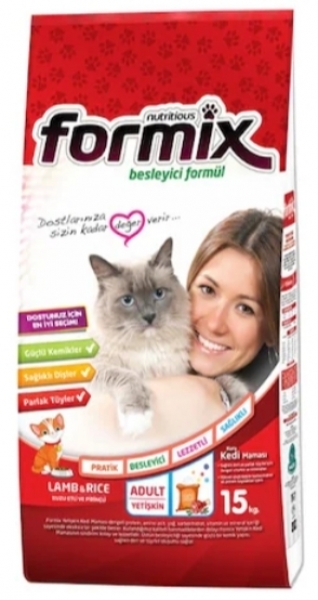 Formix Kuzu Etli Yetişkin 15 kg Kedi Maması