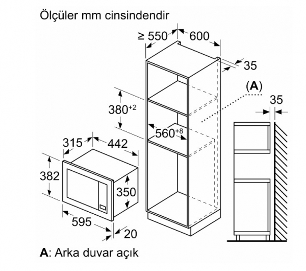 Bosch BEL623MD3 Mikrodalga Fırın