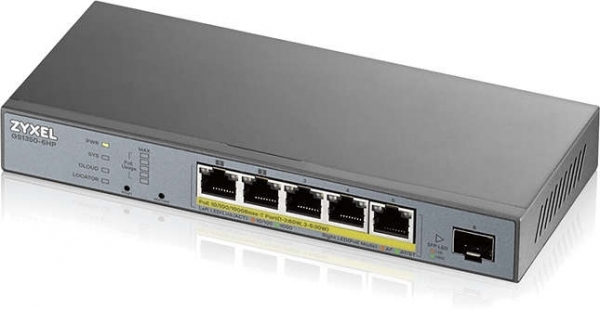Zyxel GS1350-6HP Yönetilebilir Switch