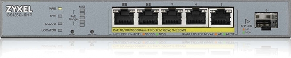 Zyxel GS1350-6HP Yönetilebilir Switch
