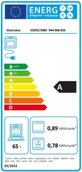 Electrolux EOD5C70BX Ankastre Fırın