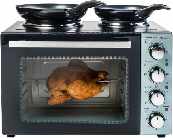 Bestron AOV31CP Ocak ve Fırın Kombo Solo Fırın