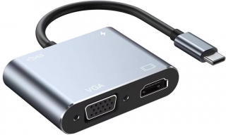 Newface HUB-111 Type-C to HDMI VGA USB 3.0 PD Dönüştürücü
