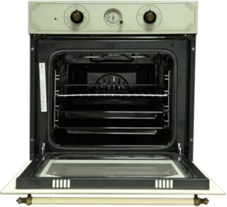 Luxell B66-SF3 AT Rustik Bej Cam Ankastre Fırın