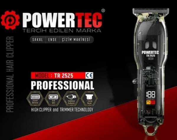 Powertec TR-2525 Saç Kesme Makinesi