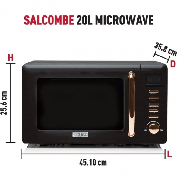 Haden Salcombe 800W Mikrodalga Fırın