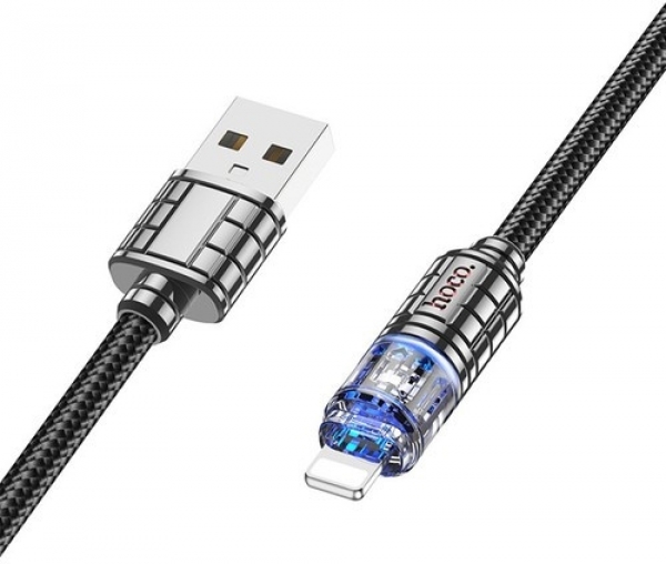 Hoco Crystal U122 USB to Lightning Şarj Kablosu