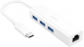 Aukey CB-C17 USB-C to USB 3.0 Gigabit Ethernet resim
