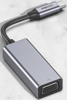Recci RH12 VGA to Type-C Dönüştürücü
