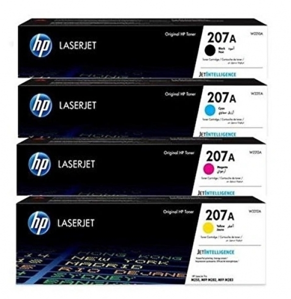 HP 207A Toner (Siyah / Sarı / Mavi / Kırmızı)