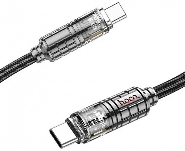 Hoco Crystal U122 60W Type-C to Type-C Şarj Kablosu