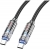 Hoco Crystal U122 60W Type-C to Type-C Şarj Kablosu
