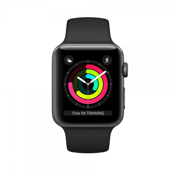 Apple Watch Series 3 42mm Alüminyum Kasa ve Spor Kordon Akıllı Saat