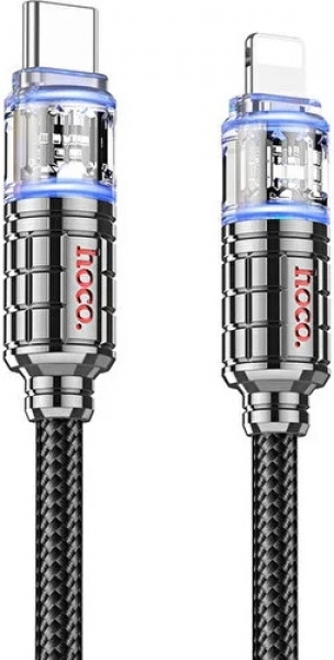 Hoco Crystal U122 27W Type-C to Lightning Şarj Kablosu