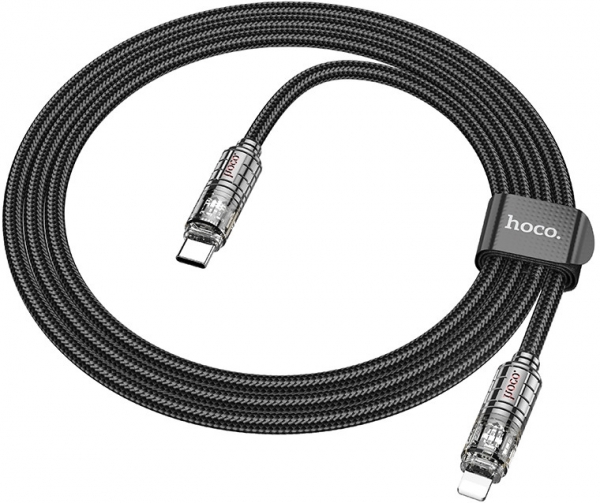 Hoco Crystal U122 27W Type-C to Lightning Şarj Kablosu