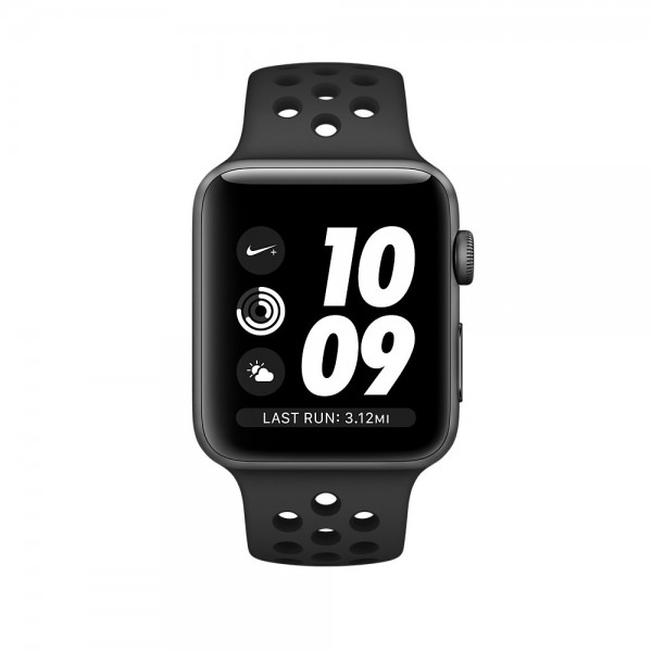 Apple Watch Nike+ Series 3 GPS (42 mm) Uzay Grisi Alüminyum Kasa ve Antrasit/Siyah Nike Spor Kordon Akıllı Saat