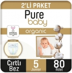 Pure Baby Organik Pamuklu 5 Beden 80 Adet resim