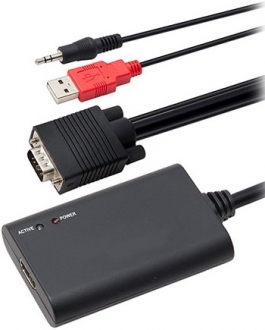 S-link VHC20 VGA to HDMI Dönüştürücü