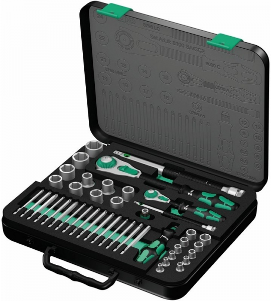 Wera Zyklop Speed 8100 SA SC2 Lokma Takımı