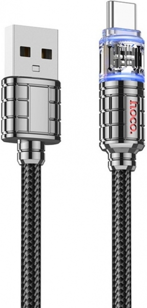 Hoco Crystal U122 USB to Type-C Şarj Kablosu