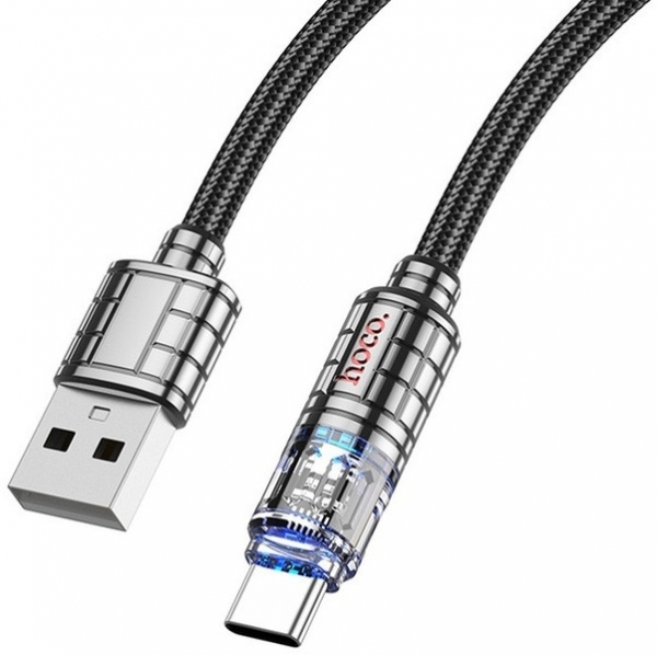 Hoco Crystal U122 USB to Type-C Şarj Kablosu