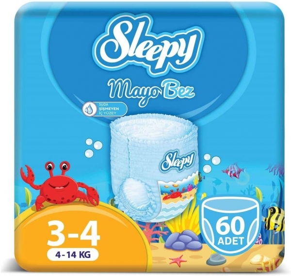 Sleepy Mayo Bez 4 Beden 60 Adet Bebek Bezi