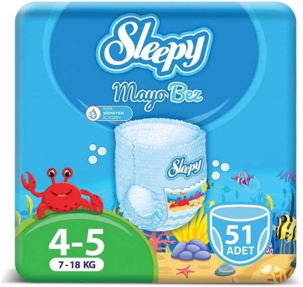 Sleepy Mayo Bez 5 Beden 51 Adet Bebek Bezi