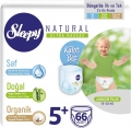 Sleepy Natural Külot Bez 5+ Beden 66 Adet Bebek Bezi