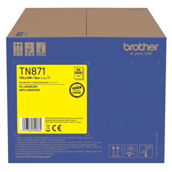 Brother TN871Y Toner (Sarı)