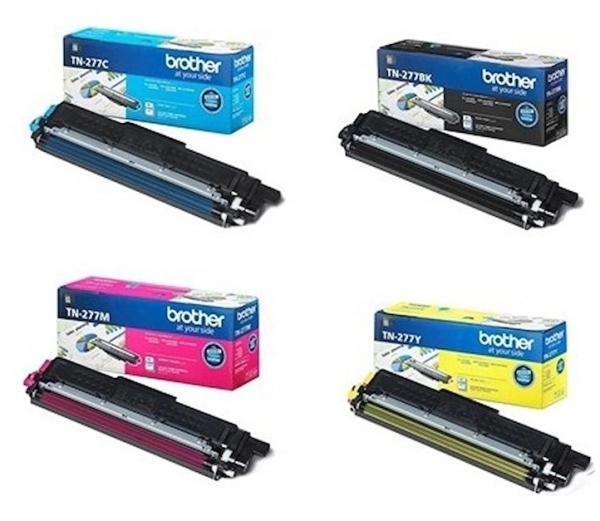 Brother TN-277 Toner (Siyah / Sarı / Mavi / Kırmızı)