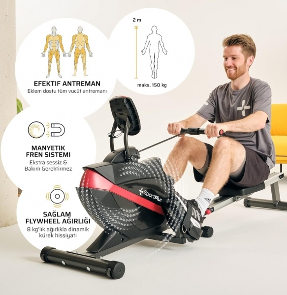SportPlus Kürek Makinesi Kondisyon Küreği