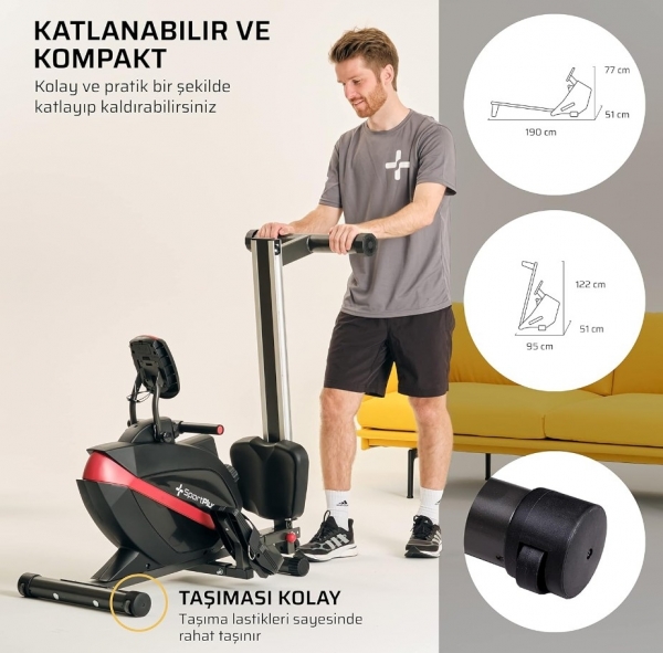 SportPlus Kürek Makinesi Kondisyon Küreği