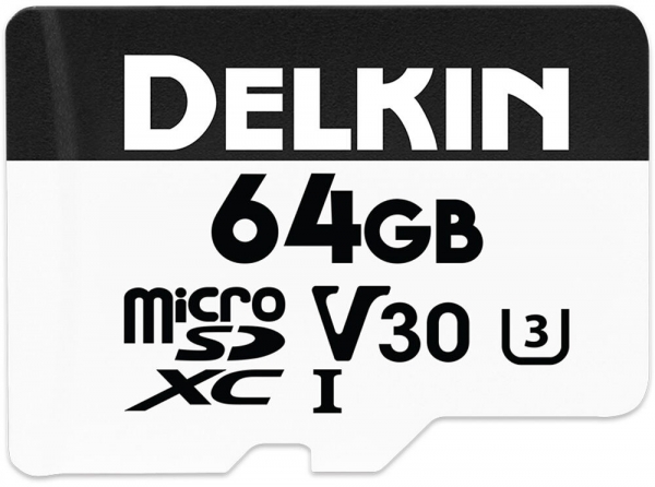 Delkin Devices Hyperspeed UHS-I V30 microSD (64 GB)