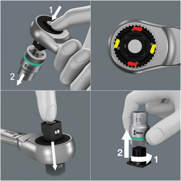 Wera Zyklop Metal 8100 SA7 Lokma Takımı