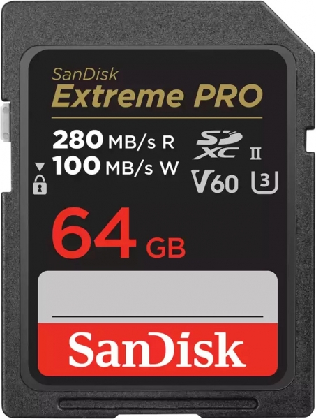 Sandisk Extreme Pro SDXC UHS-II SD (64 GB)