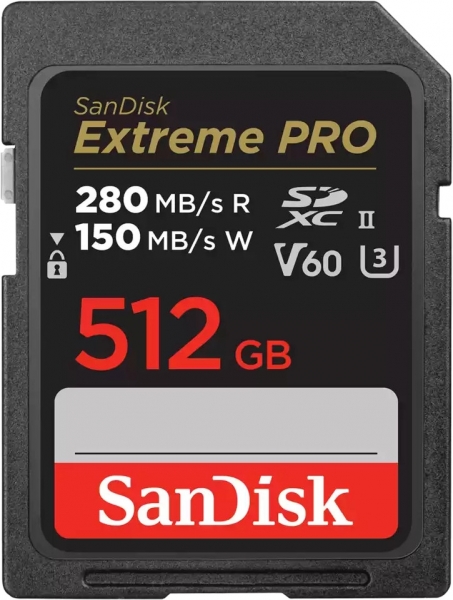 Sandisk Extreme Pro SDXC UHS-II SD (512 GB)