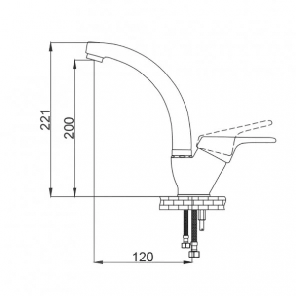 GMS Rise RS229 Lavabo Bataryası