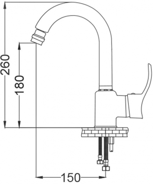 GMS Akdeniz AKD101 Lavabo Bataryası