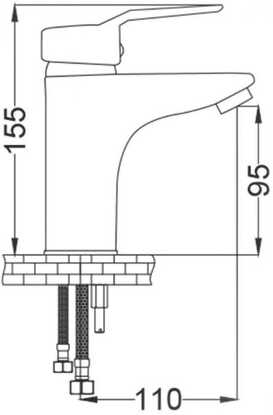 GMS Beren BR100 Lavabo Bataryası