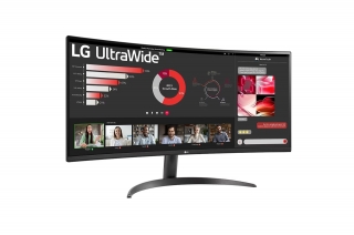 LG UltraWide 34WR50QC-B Monitör