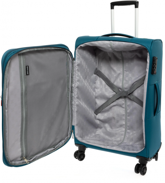 Pierre Cardin 50279489-300 Mavi Büyük Boy Valiz