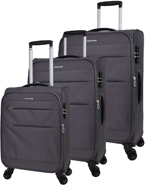 Pierre Cardin PC4200 Ultra Light Hafif Lüx Kumaş 3'lü Valiz Seti