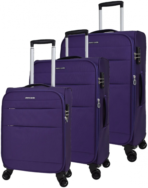 Pierre Cardin PC4200 Ultra Light Hafif Lüx Kumaş 3'lü Valiz Seti