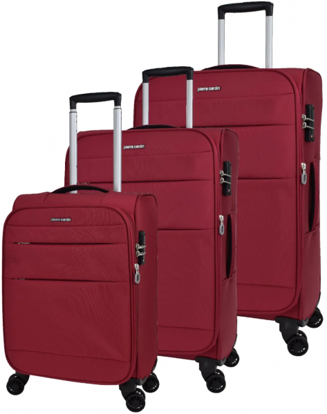 Pierre Cardin PC4200 Ultra Light Hafif Lüx Kumaş 3'lü Valiz Seti