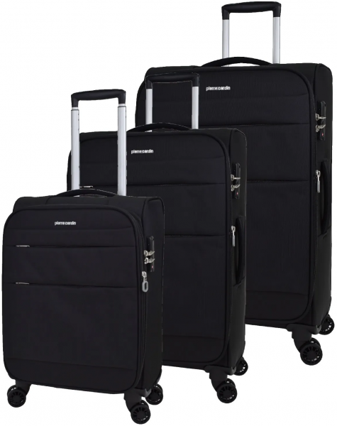 Pierre Cardin PC4200 Ultra Light Hafif Lüx Kumaş 3'lü Valiz Seti