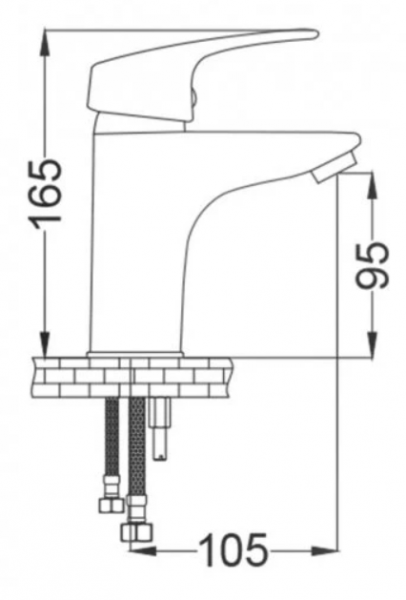 GMS Rise RS114 Lavabo Bataryası