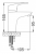 GMS Rise RS114 Lavabo Bataryası