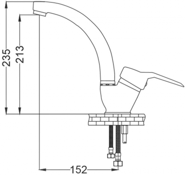 GMS Beren BR101 Lavabo Bataryası