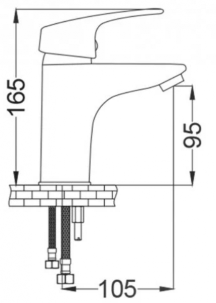 GMS Akdeniz AKD300 Lavabo Bataryası