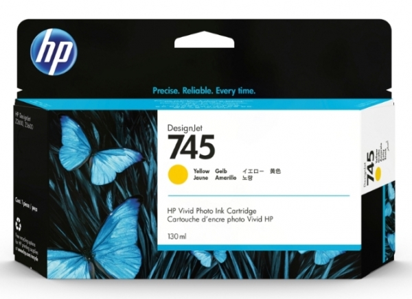 HP 745 Kartuş (Sarı)